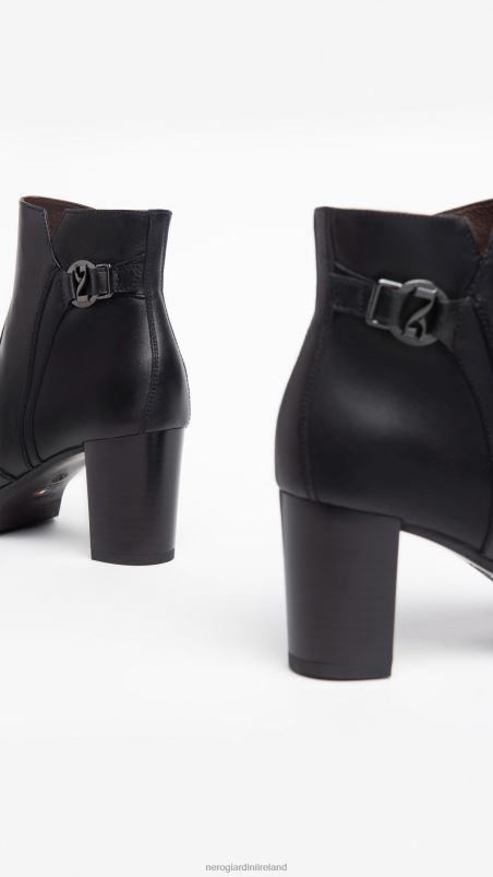 NeroGiardini Women Art. I308241D leather ankle boots Nero N8HP4141