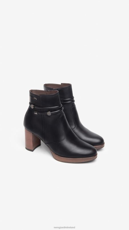 NeroGiardini Women Art. I308246D leather ankle boots Nero N8HP4142