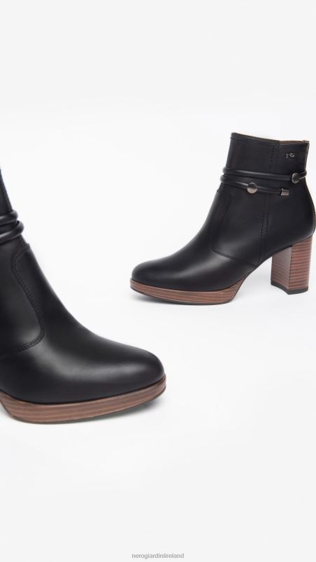 NeroGiardini Women Art. I308246D leather ankle boots Nero N8HP4142