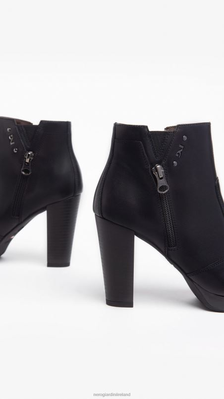 NeroGiardini Women Art. I308253D leather ankle boots Nero N8HP4143
