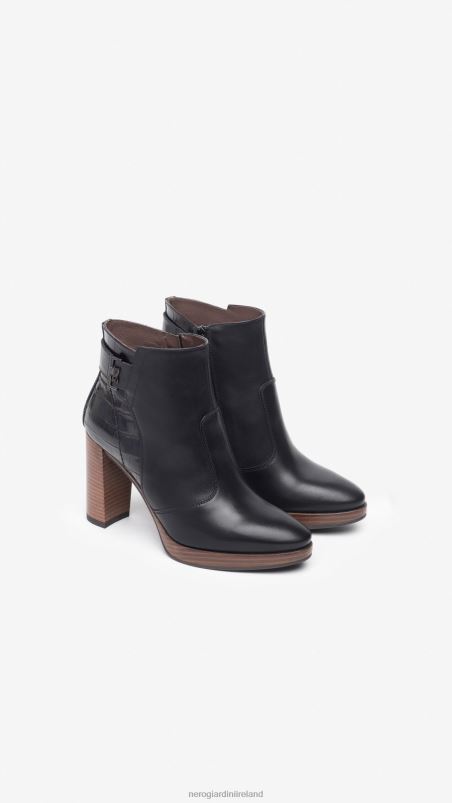NeroGiardini Women Art. I308262D leather ankle boots Nero N8HP4148
