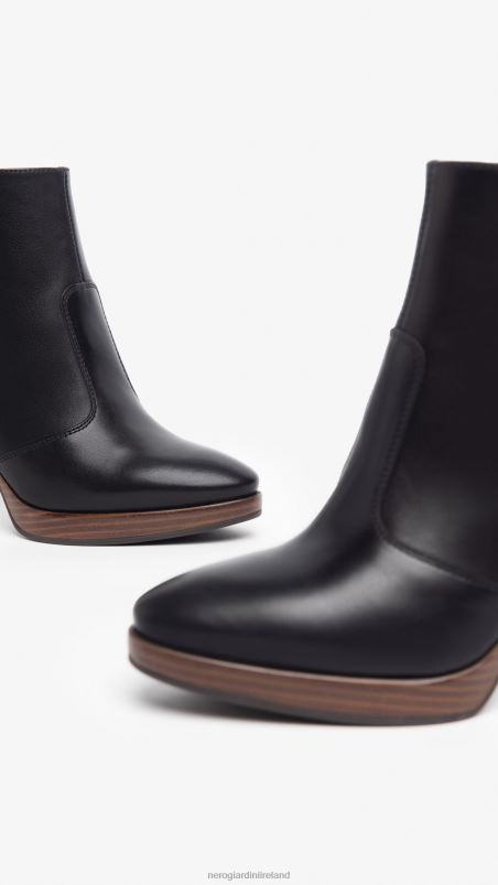 NeroGiardini Women Art. I308262D leather ankle boots Nero N8HP4148
