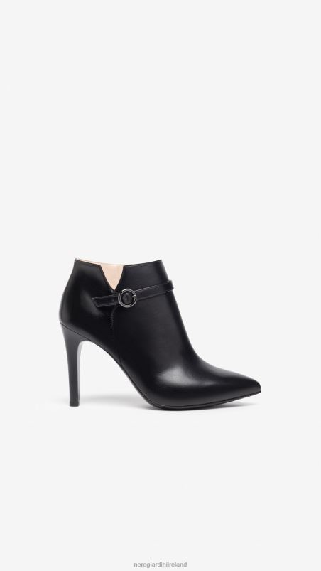 NeroGiardini Women Art. I308612DE leather ankle boots Nero N8HP4160
