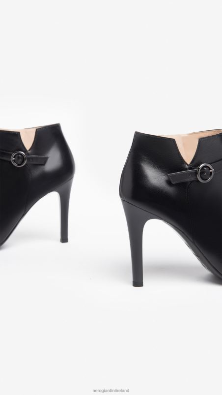 NeroGiardini Women Art. I308612DE leather ankle boots Nero N8HP4160