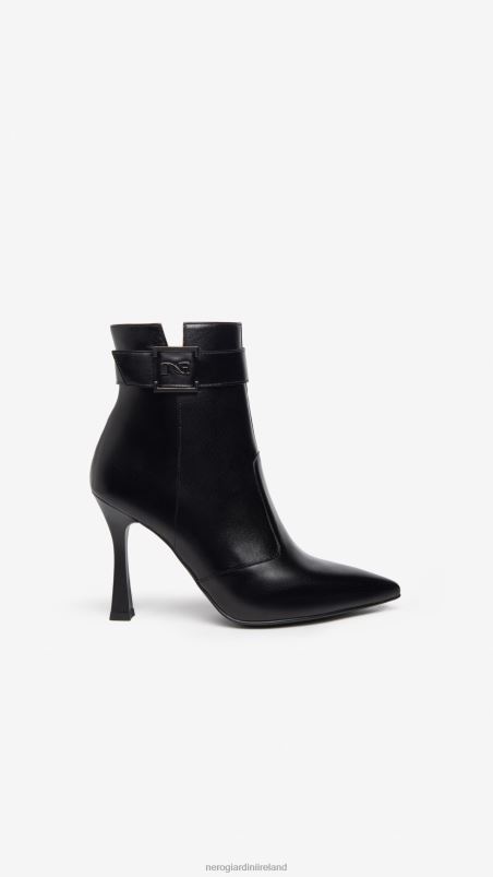 NeroGiardini Women Art. I308645DE leather ankle boots Nero N8HP4159