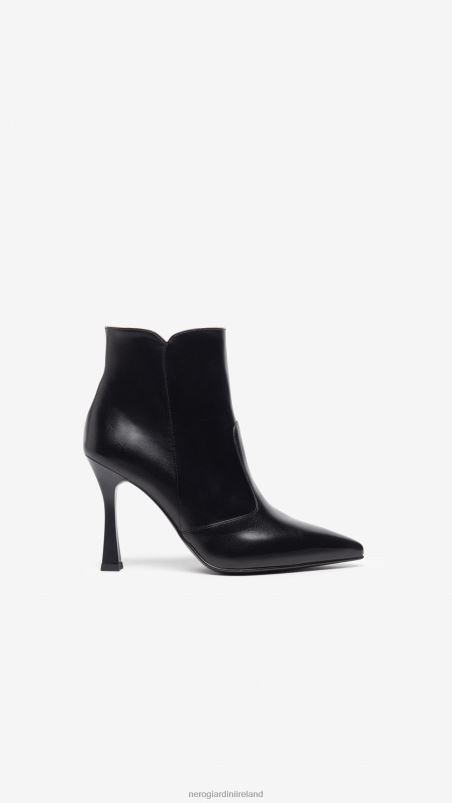 NeroGiardini Women Art. I308646DE leather ankle boots Nero N8HP4154