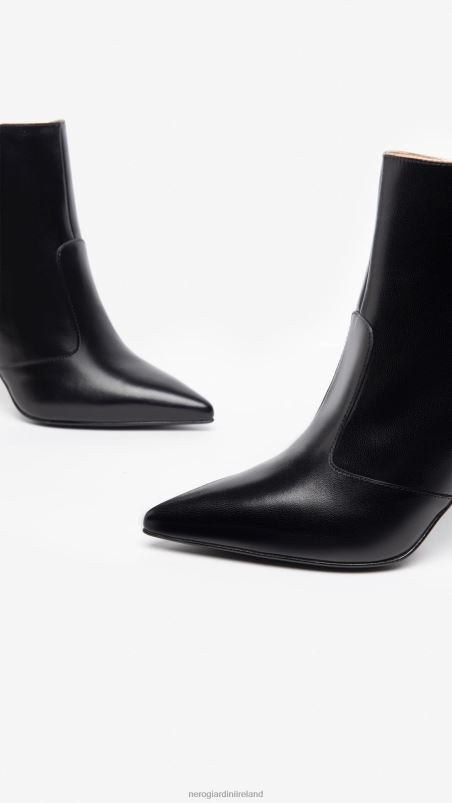 NeroGiardini Women Art. I308646DE leather ankle boots Nero N8HP4154