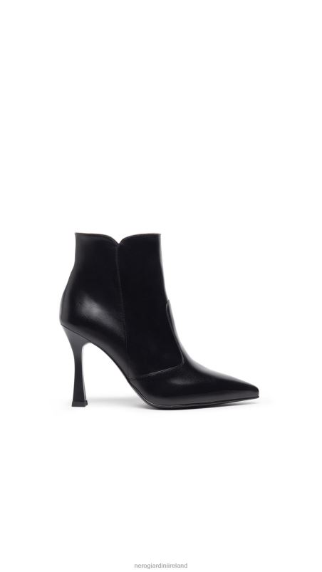 NeroGiardini Women Art. I308646DE leather ankle boots Nero N8HP4154