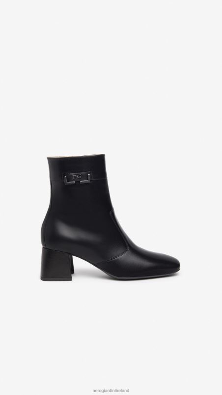 NeroGiardini Women Art. I308654DE leather ankle boots Nero N8HP4151