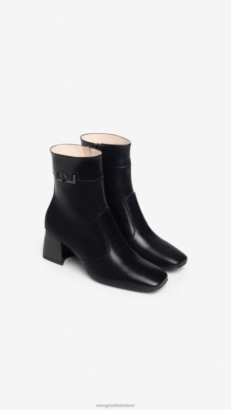 NeroGiardini Women Art. I308654DE leather ankle boots Nero N8HP4151