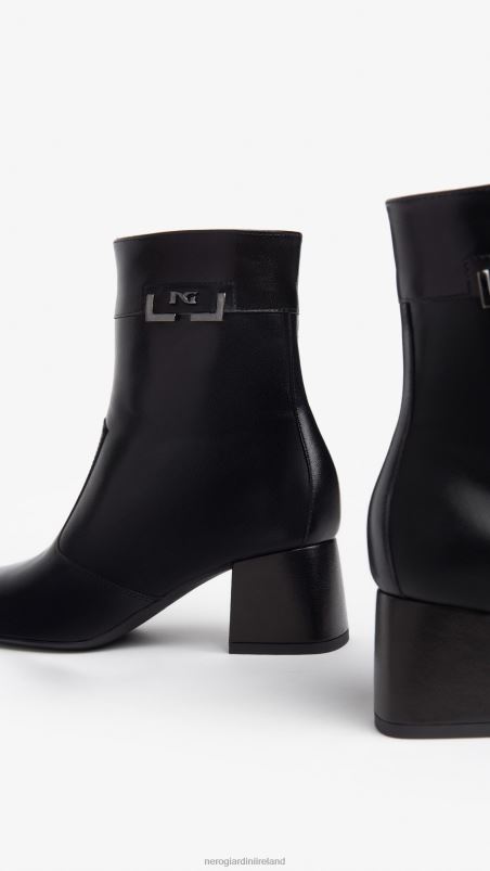 NeroGiardini Women Art. I308654DE leather ankle boots Nero N8HP4151