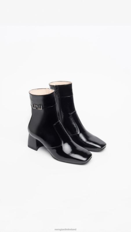 NeroGiardini Women Art. I308656DE leather ankle boots Nero N8HP4164