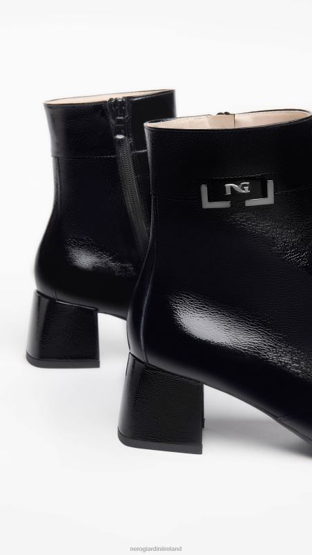 NeroGiardini Women Art. I308656DE leather ankle boots Nero N8HP4164