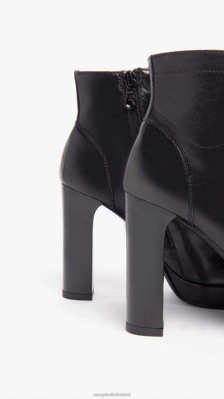 NeroGiardini Women Art. I308720DE leather ankle boots Nero N8HP4184