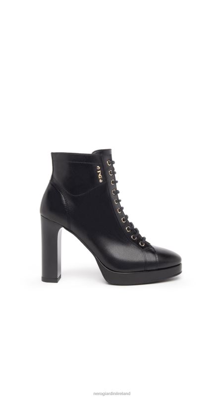 NeroGiardini Women Art. I308720DE leather ankle boots Nero N8HP4184