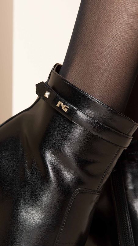 NeroGiardini Women Art. I308722DE leather ankle boots Nero N8HP4177