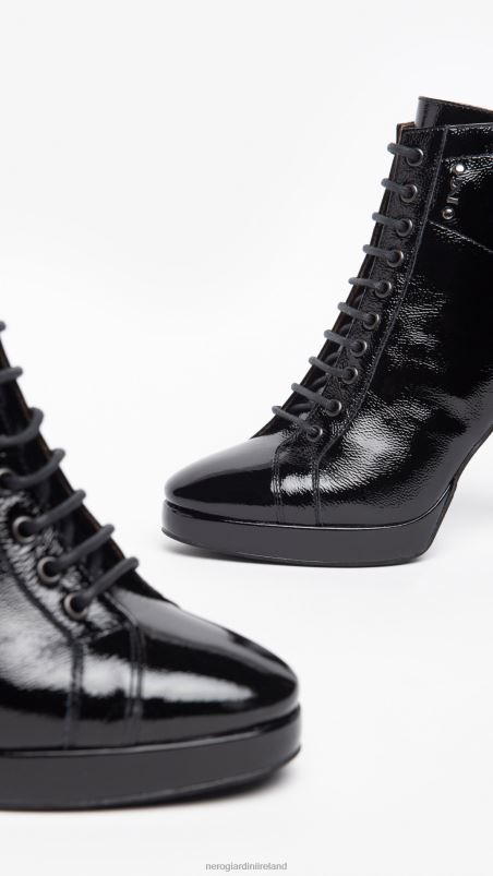 NeroGiardini Women Art. I308730DE leather ankle boots Nero N8HP4185