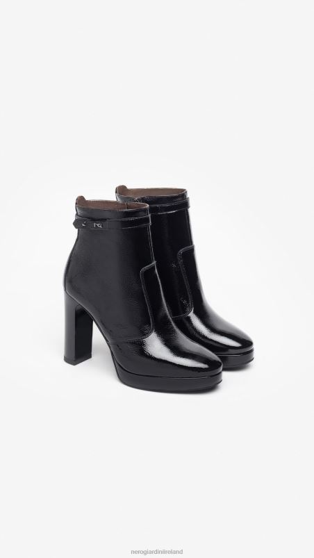 NeroGiardini Women Art. I308731DE leather ankle boots Nero N8HP4181