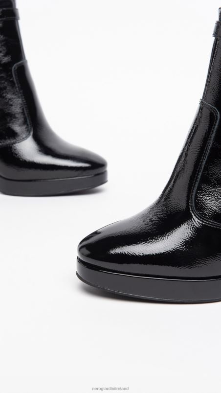 NeroGiardini Women Art. I308731DE leather ankle boots Nero N8HP4181