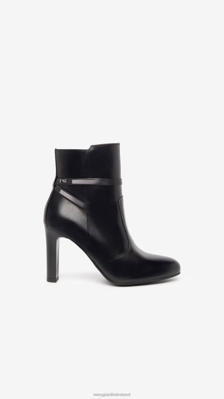 NeroGiardini Women Art. I308742DE leather ankle boots Nero N8HP4178