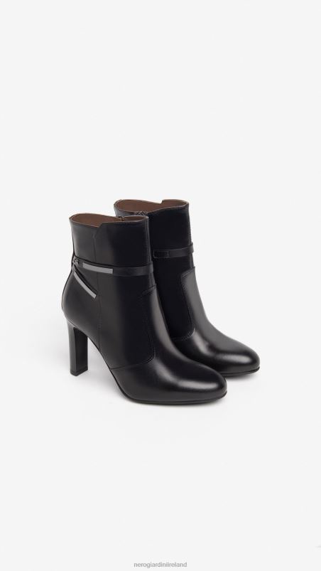 NeroGiardini Women Art. I308742DE leather ankle boots Nero N8HP4178