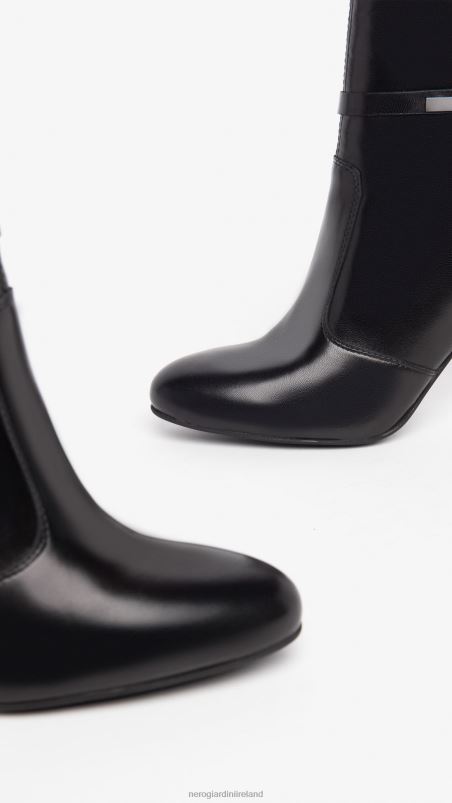 NeroGiardini Women Art. I308742DE leather ankle boots Nero N8HP4178