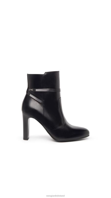 NeroGiardini Women Art. I308742DE leather ankle boots Nero N8HP4178