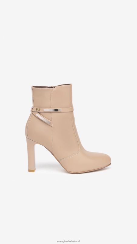 NeroGiardini Women Art. I308743DE leather ankle boots Tortora N8HP4180