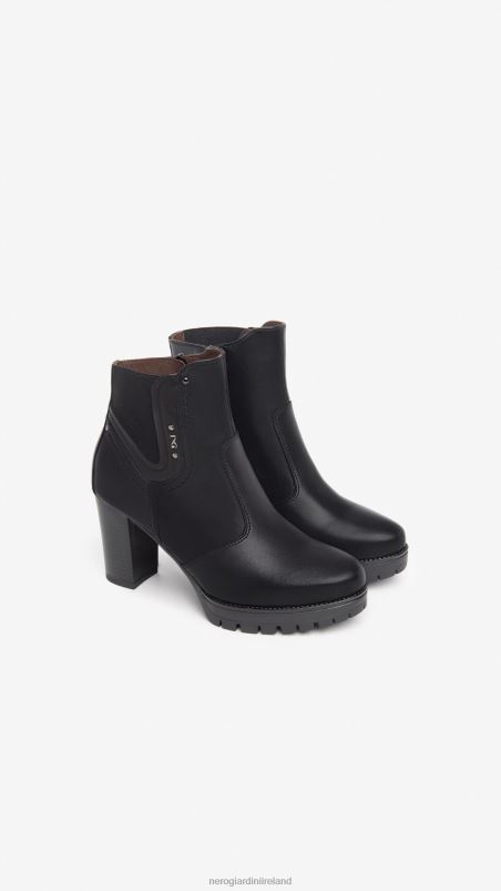 NeroGiardini Women Art. I308970D leather ankle boots Nero N8HP4172