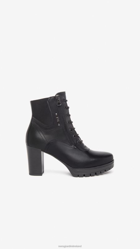 NeroGiardini Women Art. I308971D leather ankle boots Nero N8HP4175