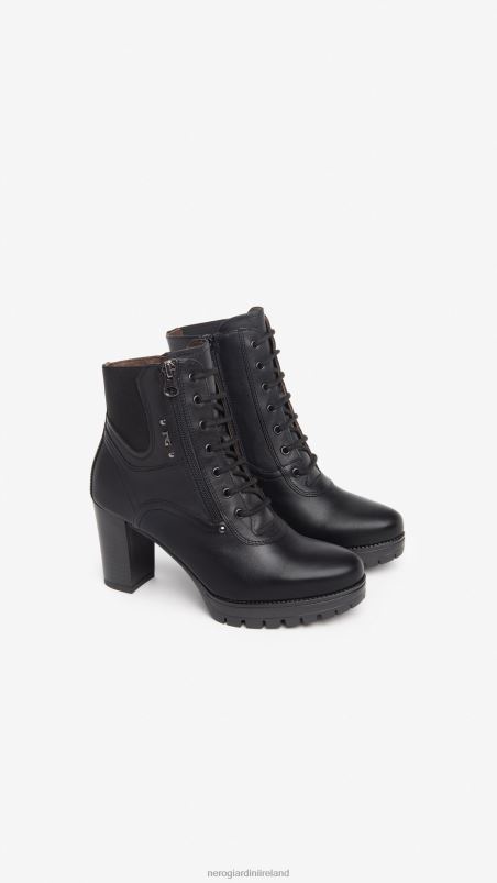 NeroGiardini Women Art. I308971D leather ankle boots Nero N8HP4175