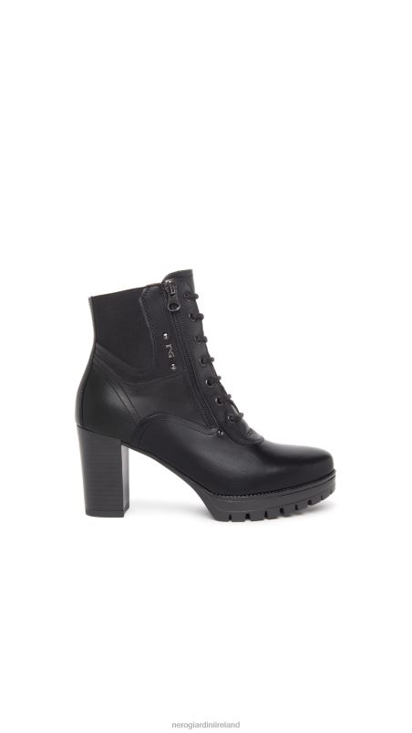 NeroGiardini Women Art. I308971D leather ankle boots Nero N8HP4175