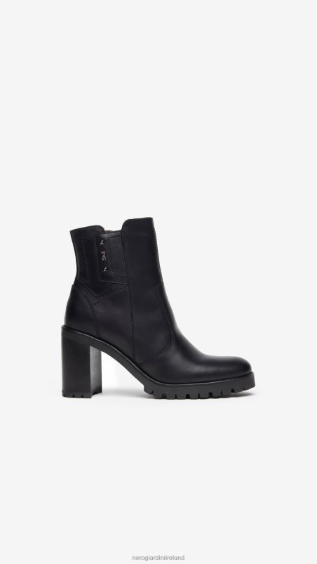 NeroGiardini Women Art. I308981D leather ankle boots Nero N8HP4173