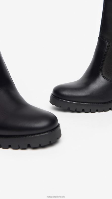 NeroGiardini Women Art. I308981D leather ankle boots Nero N8HP4173