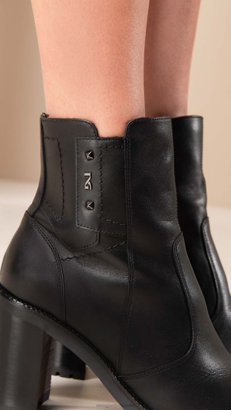 NeroGiardini Women Art. I308981D leather ankle boots Nero N8HP4173