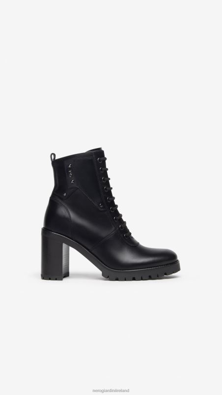 NeroGiardini Women Art. I308983D leather ankle boots Nero N8HP4182