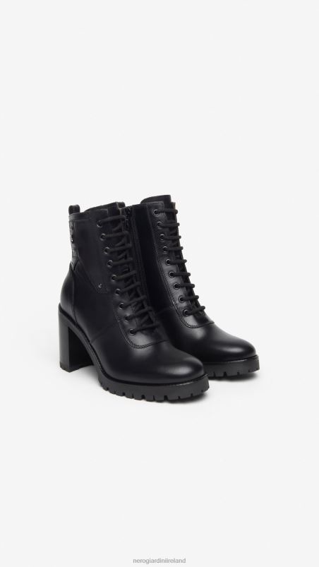 NeroGiardini Women Art. I308983D leather ankle boots Nero N8HP4182