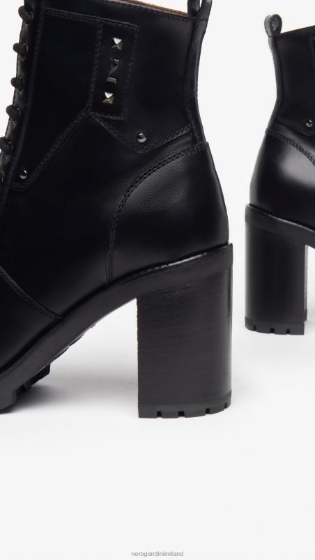 NeroGiardini Women Art. I308983D leather ankle boots Nero N8HP4182