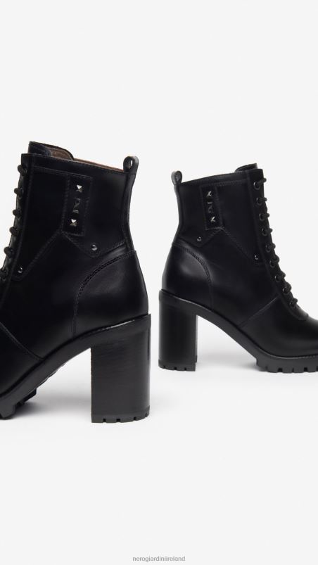 NeroGiardini Women Art. I308983D leather ankle boots Nero N8HP4182
