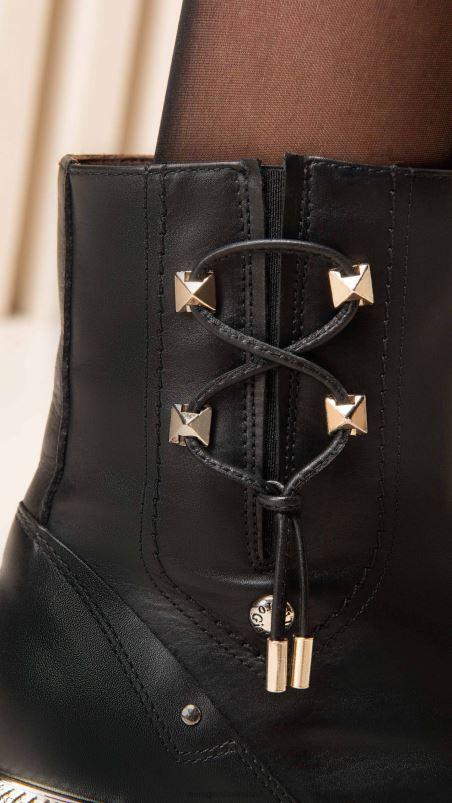 NeroGiardini Women Art. I308993D leather ankle boots Nero N8HP4196