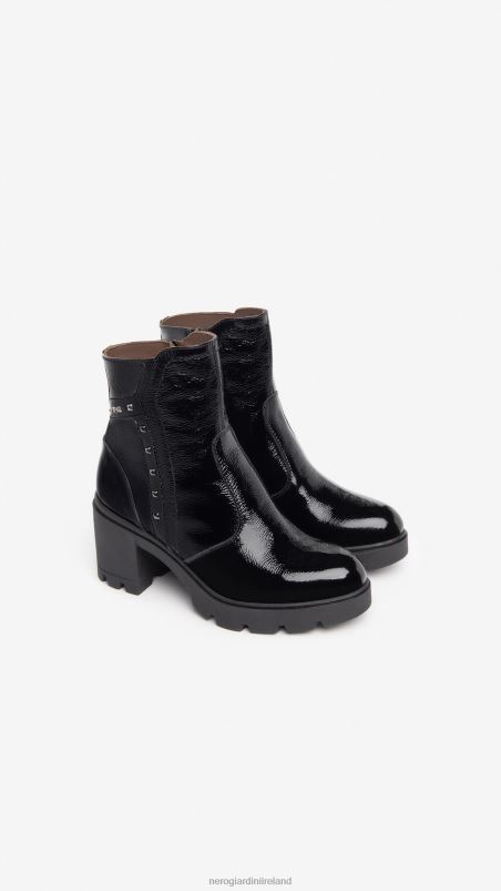 NeroGiardini Women Art. I309018D leather ankle boots Nero N8HP4197