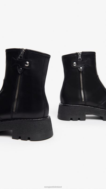 NeroGiardini Women Art. I309031D leather ankle boots Nero N8HP4198