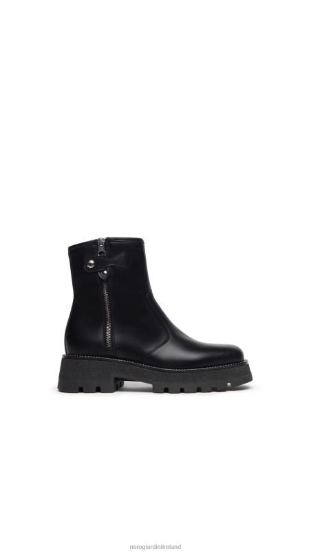 NeroGiardini Women Art. I309031D leather ankle boots Nero N8HP4198