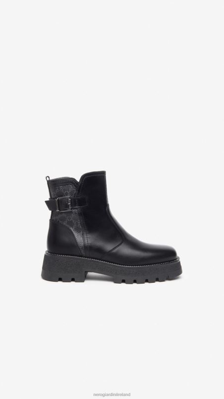 NeroGiardini Women Art. I309035D leather ankle boots Nero N8HP4202