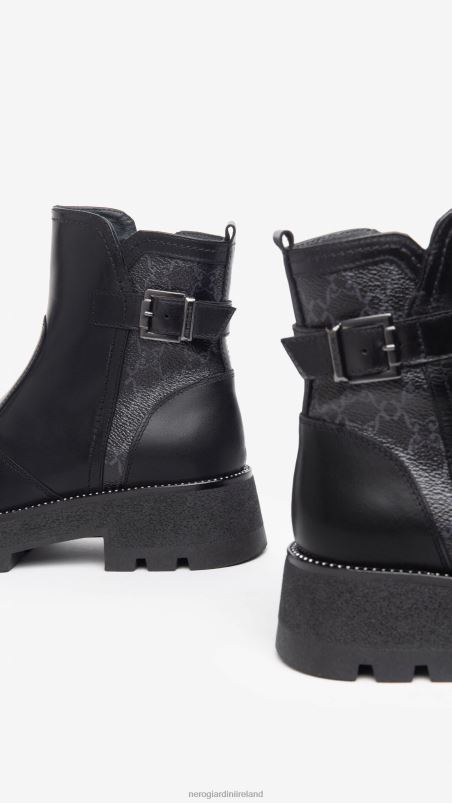 NeroGiardini Women Art. I309035D leather ankle boots Nero N8HP4202