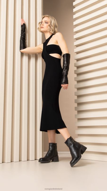 NeroGiardini Women Art. I309040D leather ankle boots Nero N8HP4195