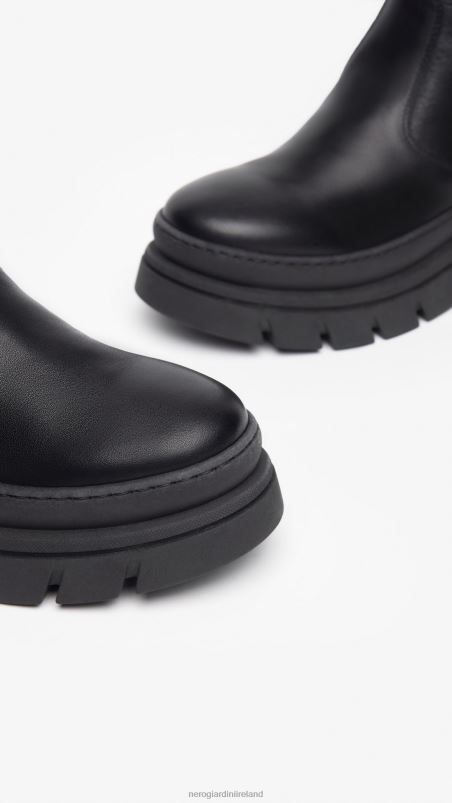 NeroGiardini Women Art. I309100D leather ankle boots Nero N8HP4200