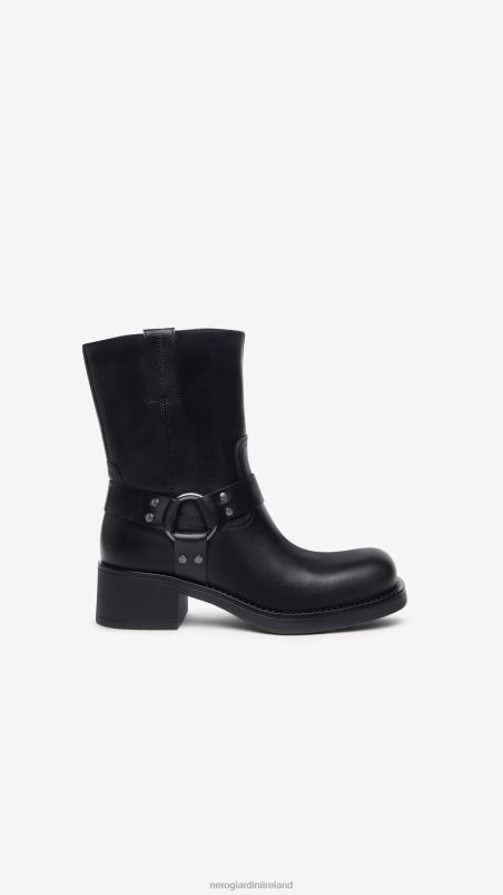 NeroGiardini Women Art. I309220D leather ankle boots Nero N8HP4199