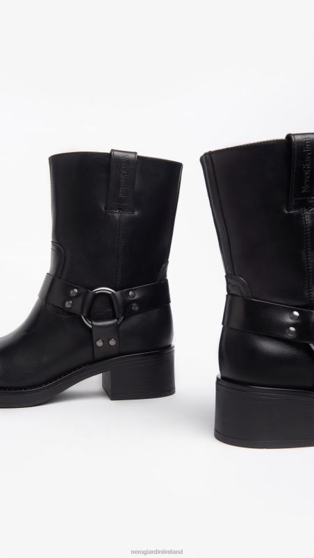 NeroGiardini Women Art. I309220D leather ankle boots Nero N8HP4199