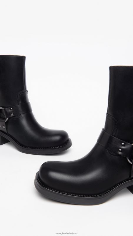 NeroGiardini Women Art. I309220D leather ankle boots Nero N8HP4199